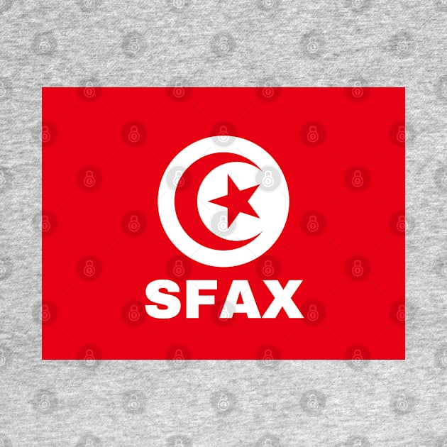 Sfax City in Tunisian Flag by aybe7elf